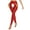Red, variant on Womens Sexy Crotchless Pants Underwear Solid Color Lingerie Tights Pantyhose Leggings Tights Shiny Oil Glossy Stretchy Stockings