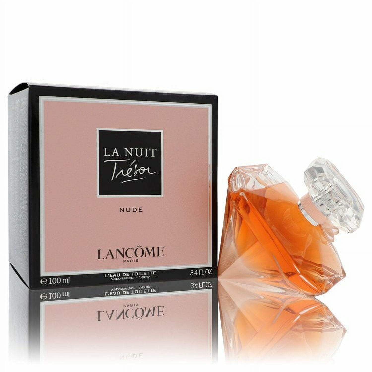 La Nuit Tresor Nude by Lancome Eau De Toilette Spray 3.4 oz for