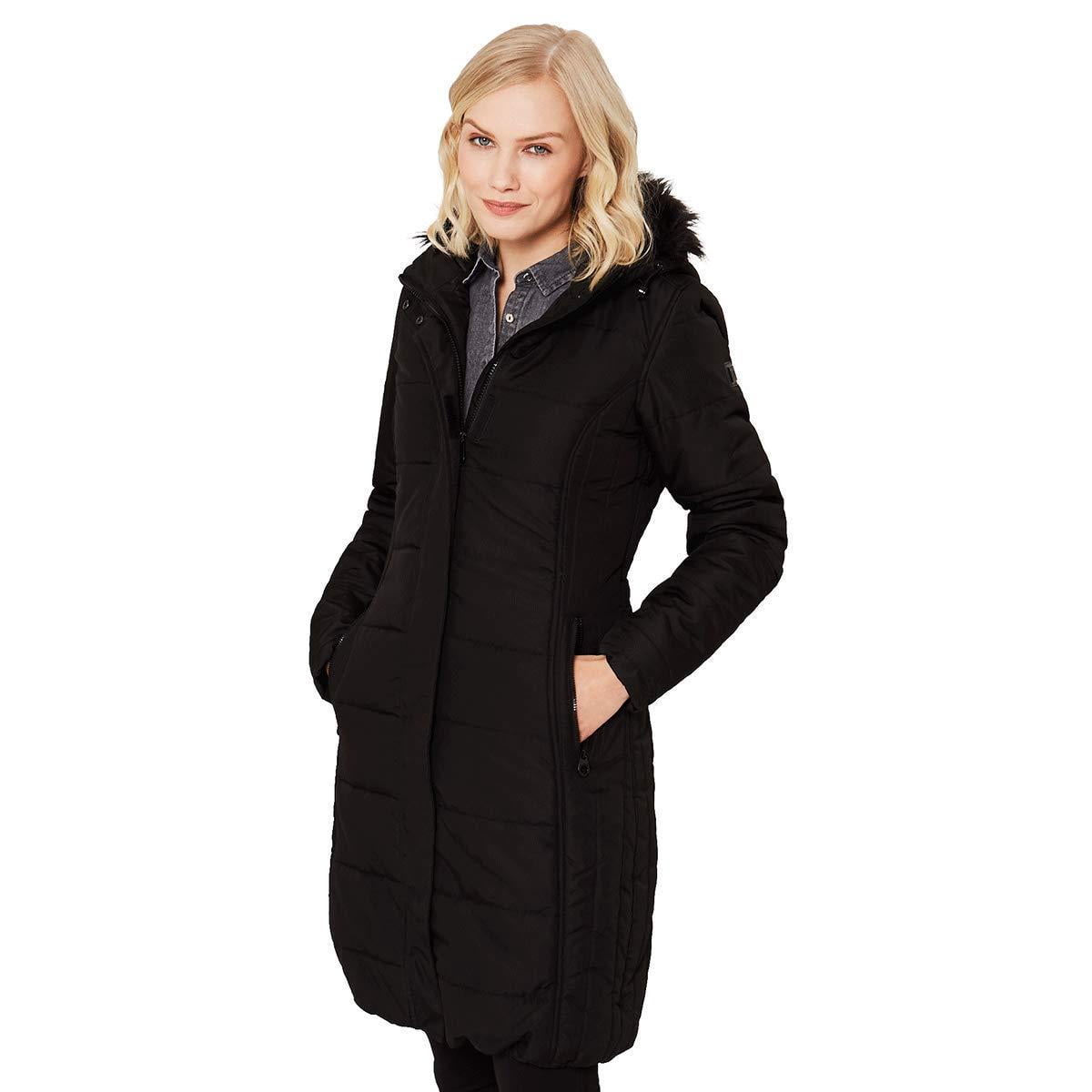 Quilted Hooded Parka Jacket 