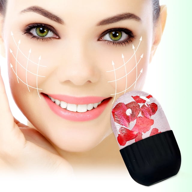 Puntoco Rodillo de hielo para rostro y ojos Rodillo de hielo facial para rostro Hielo para líneas finas Iluminar Realzar Natural