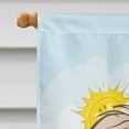 thumbnail image 3 of Carolines Treasures BB2096CHF Borzoi Été Plage Toile Maison Drapeau, 3 of 4