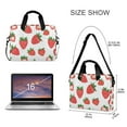thumbnail image 3 of FORMRS 16" Laptop Sleeve Bag Carrying Case with Handle Travel Shoulder Briefcase, Strawberry, 3 of 8