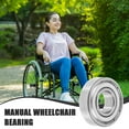 thumbnail image 4 of STOBOK 4Pcs Manual Wheelchair Bearing Silver Steel Front Wheel Fork Stem Accessories, 4 of 6
