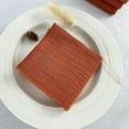 thumbnail image 4 of Servilletas de tela de gasa, paquete de 6, 42x42cm, algodón suave, bodas, fiestas decorativas, uso diario familiar, servilletas de cena de lino a granel, 4 of 7