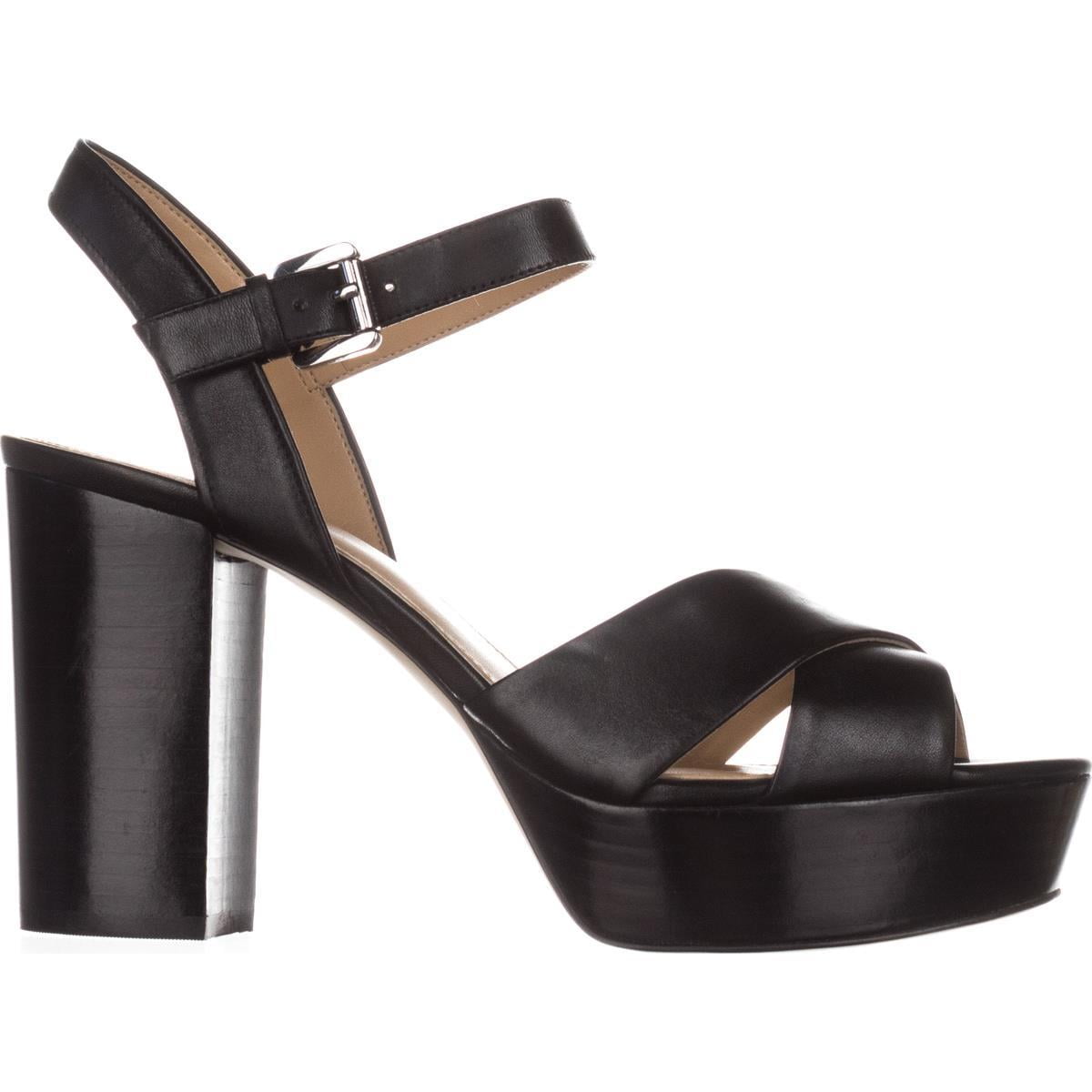 Women039s Shoes Michael Kors Divia Platform Heels Sandal Suede Dark  Khaki Size 95  eBay