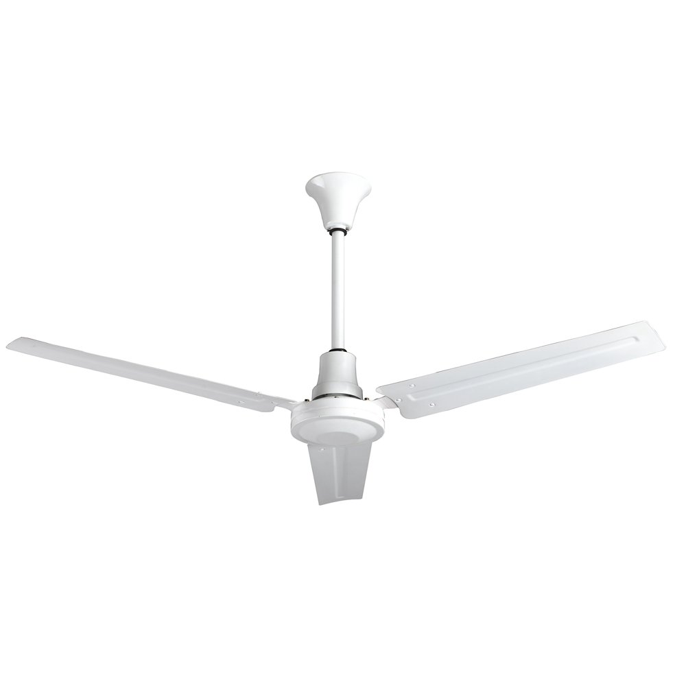 VES 56 Inch Industrial Grade Ceiling Fan with 18 inch downrod, 277 Volt