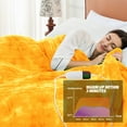 thumbnail image 6 of PMONPA Electric Heated Blanket, 51"x61" Heating Blanket for Adult, Soft Flannel & Sherpa, 10 Heating Levels & 1-8 Hours Auto off, Gold, 6 of 7