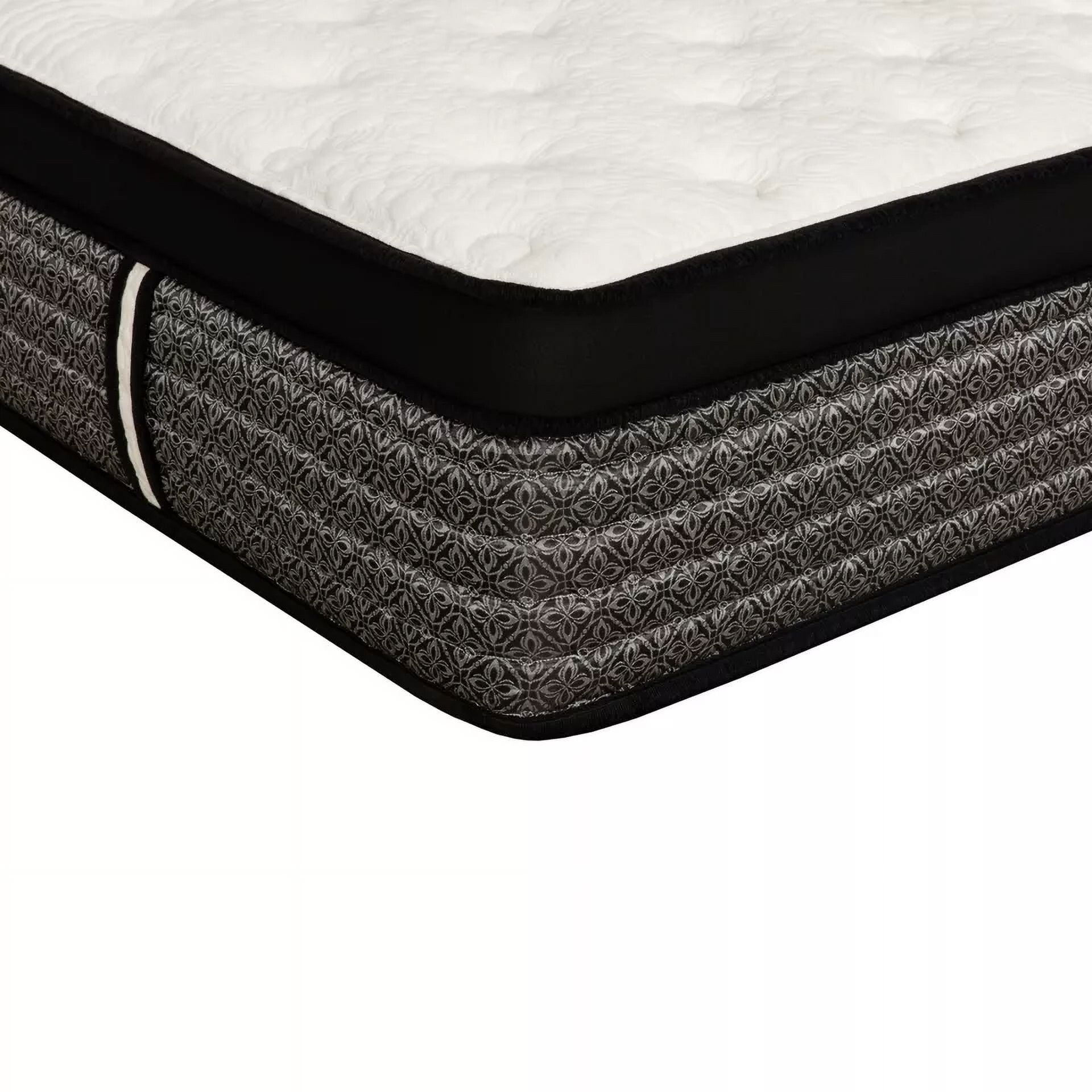 16 in. King Size Pocket Coil Hybrid Mattress, Euro Top Gel Memory Foam Mattress in a Bed