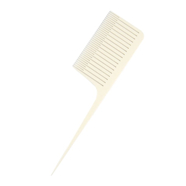 Guardurnaity Worallymy-cepillo de pelo para teñir, cola de rata, cepillo de peluquería de plástico, cepillo portátil para peinar el cabello Cuidado del cabello Blanco Guardurnaity CE000491-02