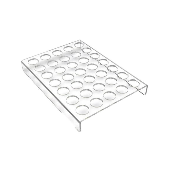 Coffee Pod Holder Acrylic Clear Coffee Pod Organizer Tray for Cabinet Home 35 holes