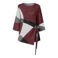 thumbnail image 5 of Patlollav Pntutb Women Fall Tops,Ladies 3/4 Sleeve Shirts Boho Graphic Blouses, 5 of 7