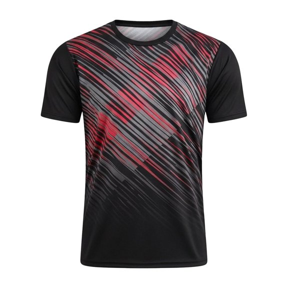 Zylarhe Mens Tshirts, Athletic Workout Shirt For Wicking Fitness Training Tee With Comfort Stretch Mens Large Shirts Wine XXL