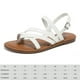 thumbnail image 2 of Casual Sandal Sandal Sandal Beach Shoes Women with Oping Toe Summer (38) White, 2 of 7