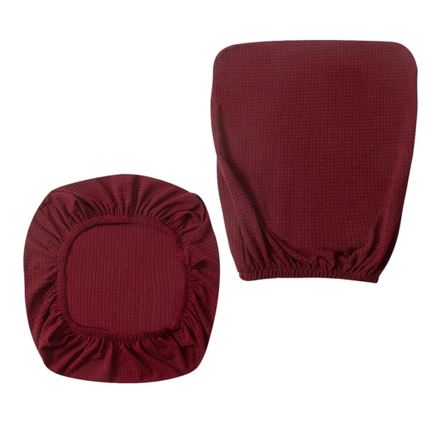 veasfak Office Computer Chair Stretchable Rotating Chair Seat Covers Red