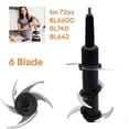 thumbnail image 3 of 1 Uds. Cuchilla de licuadora 72 onzas XL 6 cuchillas BL66OC BL740BL642 BL500C-Accesorios para exprimidor-Grupo de cuchillas de seis pilas, 3 of 5