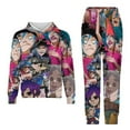 thumbnail image 5 of Gorillaz Kids' Hoodie And Pants Set Hooded Sweatshirt Outfit Soft Sweatpants & Pullover Set 110CM, 5 of 8