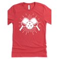 thumbnail image 2 of Trendy Pickleball Paddle Shirt for Men and Women Sports Tee for Adults Vintage Red Shirt Adult Small, 2 of 4