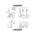 thumbnail image 2 of Wilwood 340-16604 Adjustable 4.75-5.75:1 Ratio Tru-Bar Floor Mount Brake Clutch & Throttle Pedals w/o Throttle Linkage, 2 of 4