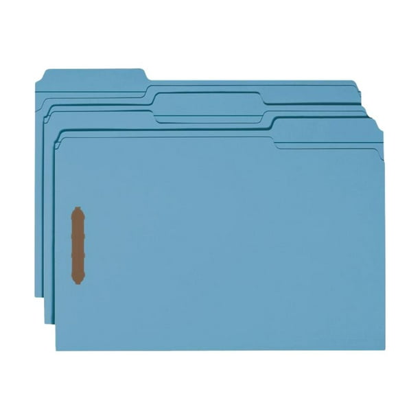 Smead Standard - Fichier à Barre Plate - en Expansion - pour Juridique - à Onglets - Bleu (pack de 50)