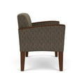 thumbnail image 2 of Belmont Lounge Reception Bariatric Chair / Walnut Wood Legs / Brown / Brown, 2 of 5