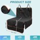 thumbnail image 2 of Funda para Asiento de Perro Unique Bargains para el Asiento Trasero, Hammock Impermeable de Múltiples Capas para Perros en el Auto Negro, 2 of 7