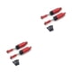 thumbnail image 2 of Vogacara Amortiguador de coche RC de 2 piezas, amortiguador lleno de aceite para vehículo, piezas de repuesto modificadas para automóvil, Rojo 2piezas, 2 of 6