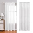 thumbnail image 1 of Cortina de , cortina transparente, cortinas de ventana de barra transparente, cortinas de tul de ventana para la decoración del Soledad Cortinas transparentes para exteriores, 1 of 10