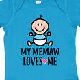 thumbnail image 4 of Inktastic My Memaw Loves Me Baby Boy Boys Baby Bodysuit, 4 of 5