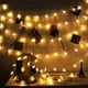 thumbnail image 5 of Luces navideñas, cadena de luces con forma de copo de nieve a batería de 20 pies y 40 LED para jardín y dormitorio, 5 of 5