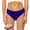 Blue, variant on Women Mid Rise Bikini Bottoms - Full Coverage Bathing Suit Bottoms Mid Waist Swim Bottoms 2026 White M