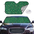 thumbnail image 2 of Kdxio Milk Tea Print Windshield Sun Shade,UV Rays and Sun Heat Protection,Sunshade for Car Windshield,Car Shade Front Windshield - Small, 2 of 6