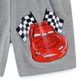 thumbnail image 7 of Disney Cars Lightning McQueen Short Sleeve T-Shirt and Short Set (Boys), 2 Piece Set, Sizes 3T-7, 7 of 7