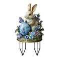 thumbnail image 2 of sruoe Garden Statues for Outside, Decoration Ground Insert, Fairy Flower Pot Decor, Flat Acrylic Patio Decor, Easter Garden Statue, Outdoor Lawn Ornament for Home and Yard, 2 of 6