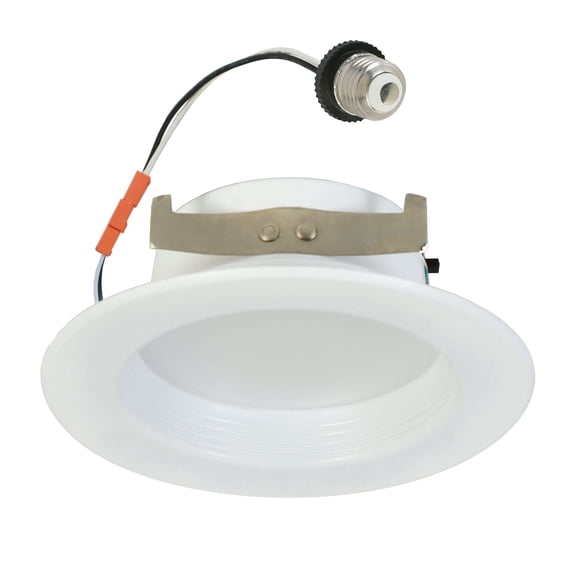 LNC 6 in. Dimmable LED Recessed Retrofit Downlight, 10W White Ceiling Light Upgrade for Kitchen, Hallway and Living Room