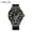 Black-ShellBlack-Yellow-FacedSteelStrip, variant on Men's Quartz Watch Waterproof Wristwatches 800395306068