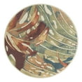 thumbnail image 3 of Unique Loom Baja Outdoor Collection Area Rug - Lucas (7' 10" Round Multi/Ivory), 3 of 7