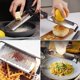thumbnail image 4 of Ralladores de queso profesionales para cocina, rallador de limón de Metal de mano de acero inoxidable con mango para queso, Chocolate, 4 of 5