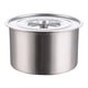thumbnail image 5 of Organizador de tapa de tazón grande de acero inoxidable para mezclar y almacenar aceite para cocina, 5 of 9