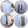 thumbnail image 6 of NUOLUX 60-Pack Clothes Dry Cleaning Bags Dust Covers for Clothing Garment Protectors Hanging Storage, 6 of 6