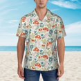 thumbnail image 2 of Pofeuu Garden Of Little Bunnies Print Hawaiian Shirt for Men Sleeves Casual Button Down Summer Beach Dress Shirts T-Shirts,Small, 2 of 7