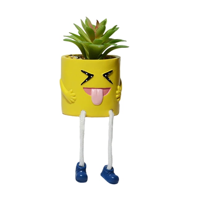 Matsuzay No se necesita riego para colgar plantas suculentas, plantas artificiales de oficina para regalo de decoración Decoración del hogar C