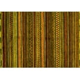thumbnail image 1 of Ahgly Company Indoor Rectangle Oriental Yellow Modern Area Rugs, 2' x 4', 1 of 4