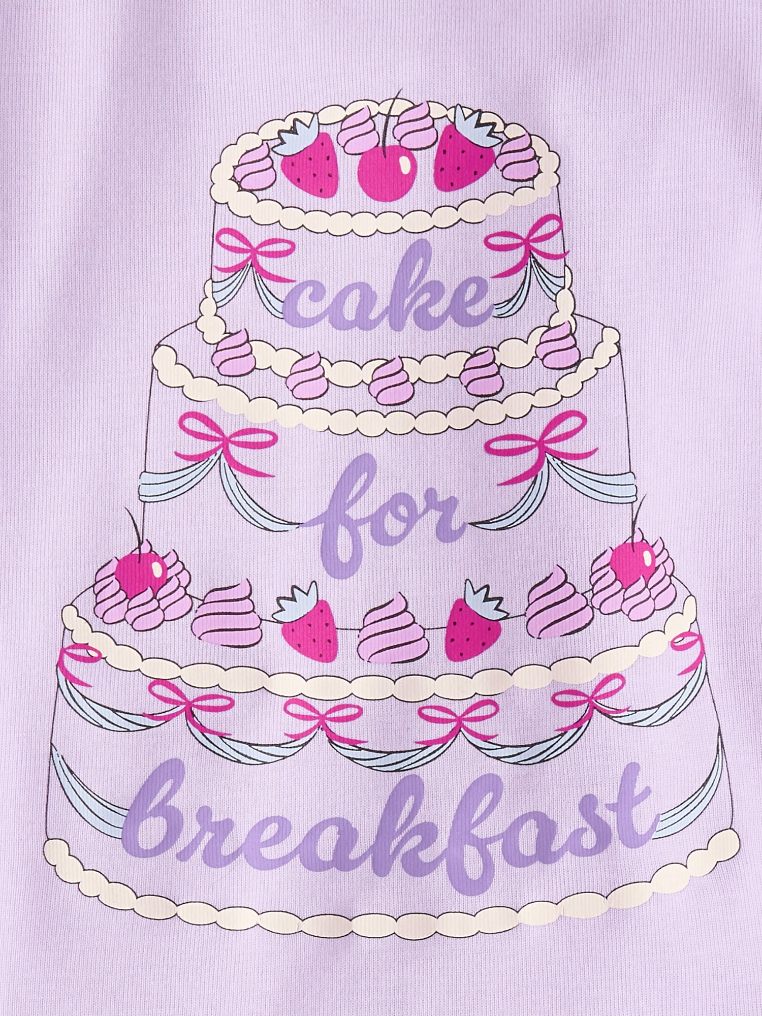 The Children's Place Girls Short Sleeve Cake Breakfast Snug Fit Cotton PJs, Sizes 4-16