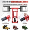 thumbnail image 3 of Mellcom Hydraulic Lawn Mower Lift Jack,Lawnmower Lift with 3 Height Adjustment - 500lbs Capacity for Tractors and Zero Turn Lawn Mowers, 3 of 8