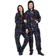 thumbnail image 3 of Footed Pajamas - Snowed In Adult Hoodie Fleece One Piece - Adult - Large Adult Plus Size/Wide (Fits 5'11 - 6'4"), 3 of 7