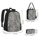 thumbnail image 2 of Balery Black White Stripes Mochila Escolar 3 en 1 para Niños - Mochila Resistente con Lonchera Térmica y Estuche - Mochila Escolar para Niños y Niñas, 2 of 7