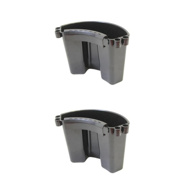 Justharion 1/2/3/5 Enjoy Long-lasting Performance Durable PP Car Wash Bucket Convenient To black 2PCS