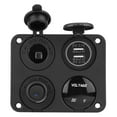 thumbnail image 4 of Panneau de Commutation à Bascule, Panneau de Commutation Double USB Étanche Simple à Utiliser, Remorques d'Autobus Faciles à Installer pour Voitures, 4 of 8