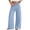 Vermilion, variant on Women's Stretchy Wide Leg Jeans High Waisted Pull On Elastic Waist Denim Pants | Soft Comfy Denim,Tummy Control,Baggy Trendy Jeans for Casual