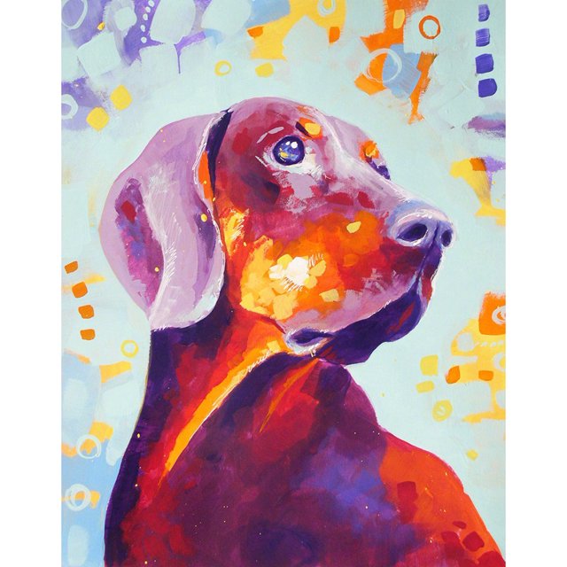 Drill Diamond Painting (DE3498) 5D DIY Kit completo de punto de cruz de animales (HG038 Dog) 50x70cm FLhrweasw Nuevo